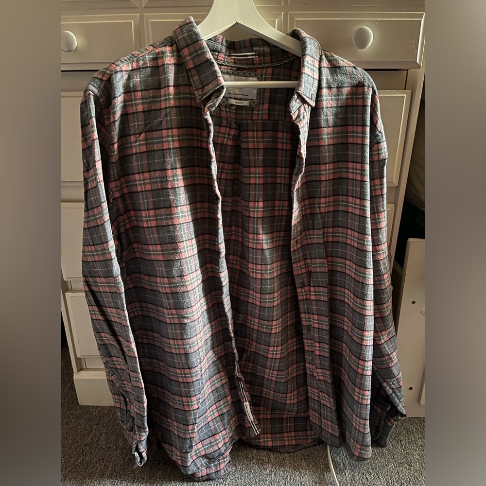 Denim & Flower Flannel size XL